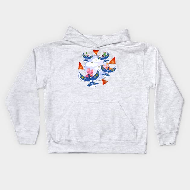 Goin mobile 2 Kids Hoodie by Mike White Art